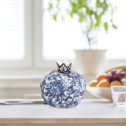 Handmade Ceramic Pomegranate Vase, Ceramic Vase Home Decor