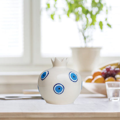 Handmade Ceramic Pomegranate Vase, Ceramic Vase Home Decor