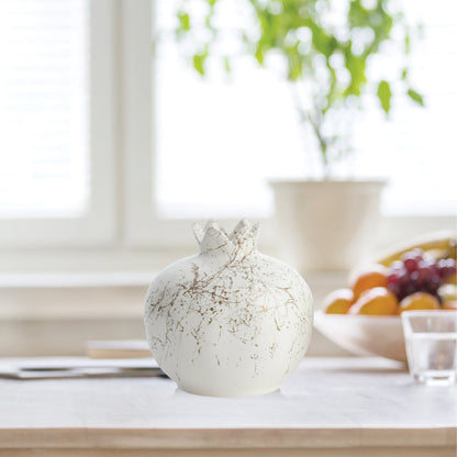 Handmade Ceramic Pomegranate Vase, Ceramic Vase Home Decor
