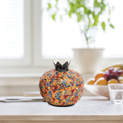 Handmade Ceramic Pomegranate Vase, Ceramic Vase Home Decor