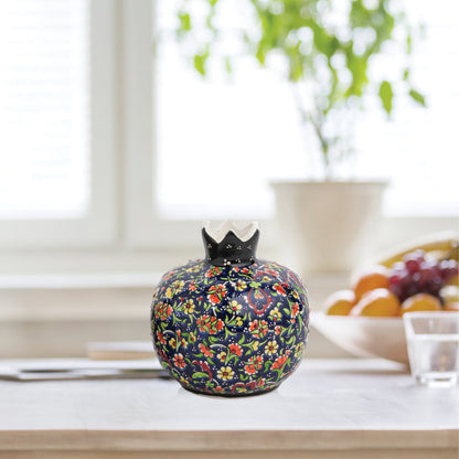 Handmade Ceramic Pomegranate Vase, Ceramic Vase Home Decor