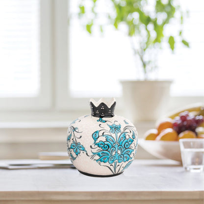Handmade Ceramic Pomegranate Vase, Ceramic Vase Home Decor