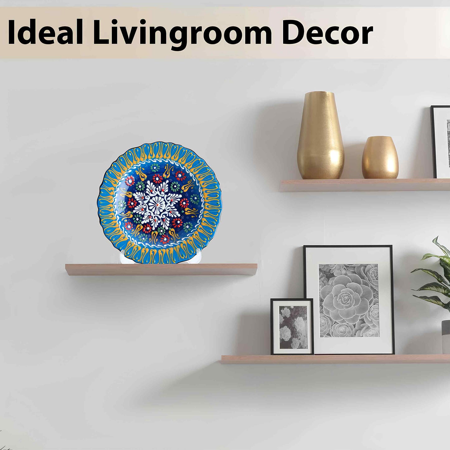 Handmade Ceramic Decorative Plate, Decorative Dish, Home Decor Plate