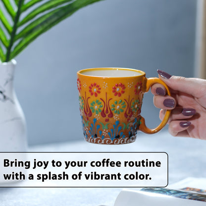 handmade ceramic coffee mug