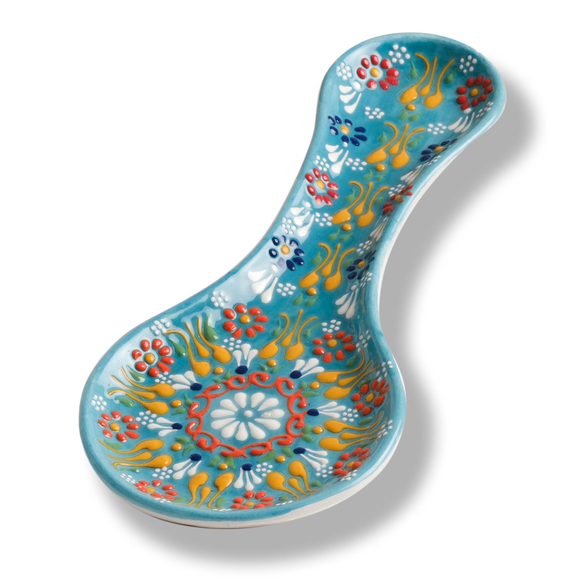 Handmade Ceramic Spoon Rest, Vanilla White Color Spoon Rests, Traditional Spoon Holder for Stove Top - Image 7