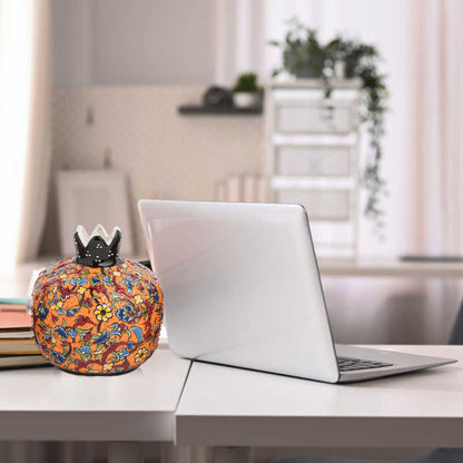 Handmade Ceramic Pomegranate Vase, Ceramic Vase Home Decor