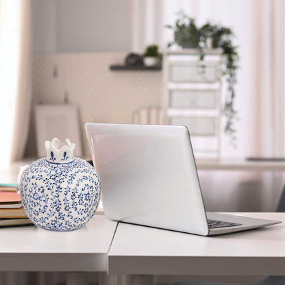 Handmade Ceramic Pomegranate Vase, Ceramic Vase Home Decor