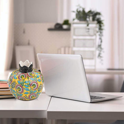 Handmade Ceramic Pomegranate Vase, Ceramic Vase Home Decor