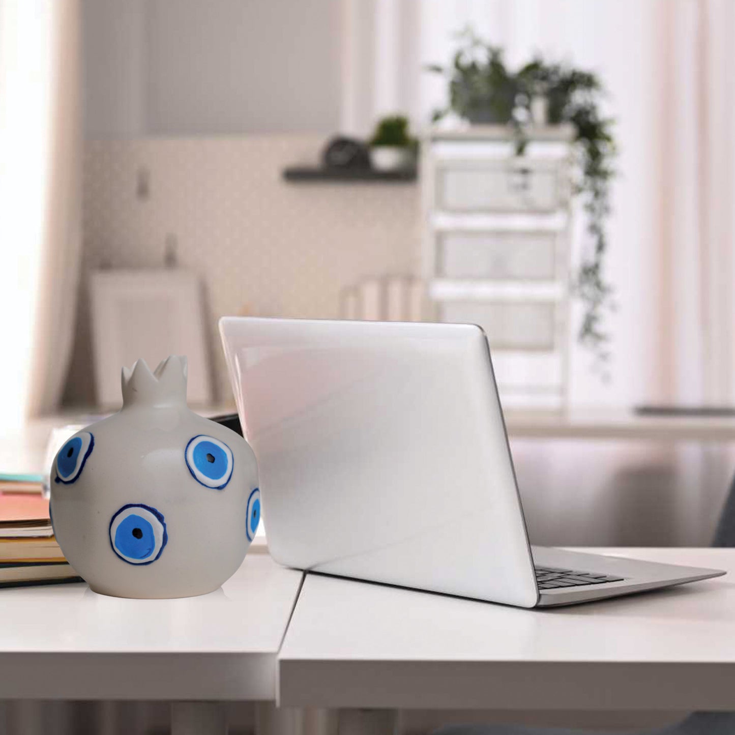 Handmade Ceramic Pomegranate Vase, Ceramic Vase Home Decor