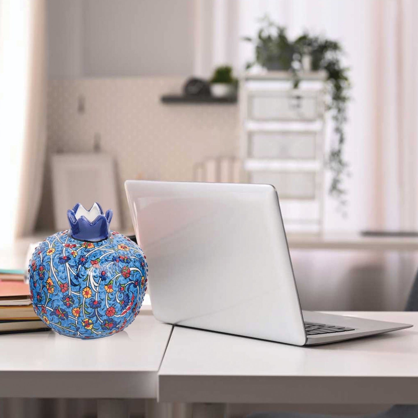 Handmade Ceramic Pomegranate Vase, Ceramic Vase Home Decor