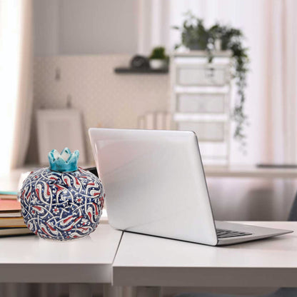 Handmade Ceramic Pomegranate Vase, Ceramic Vase Home Decor