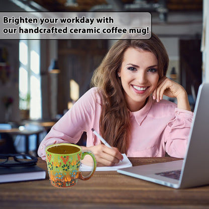 handmade ceramic coffee mug